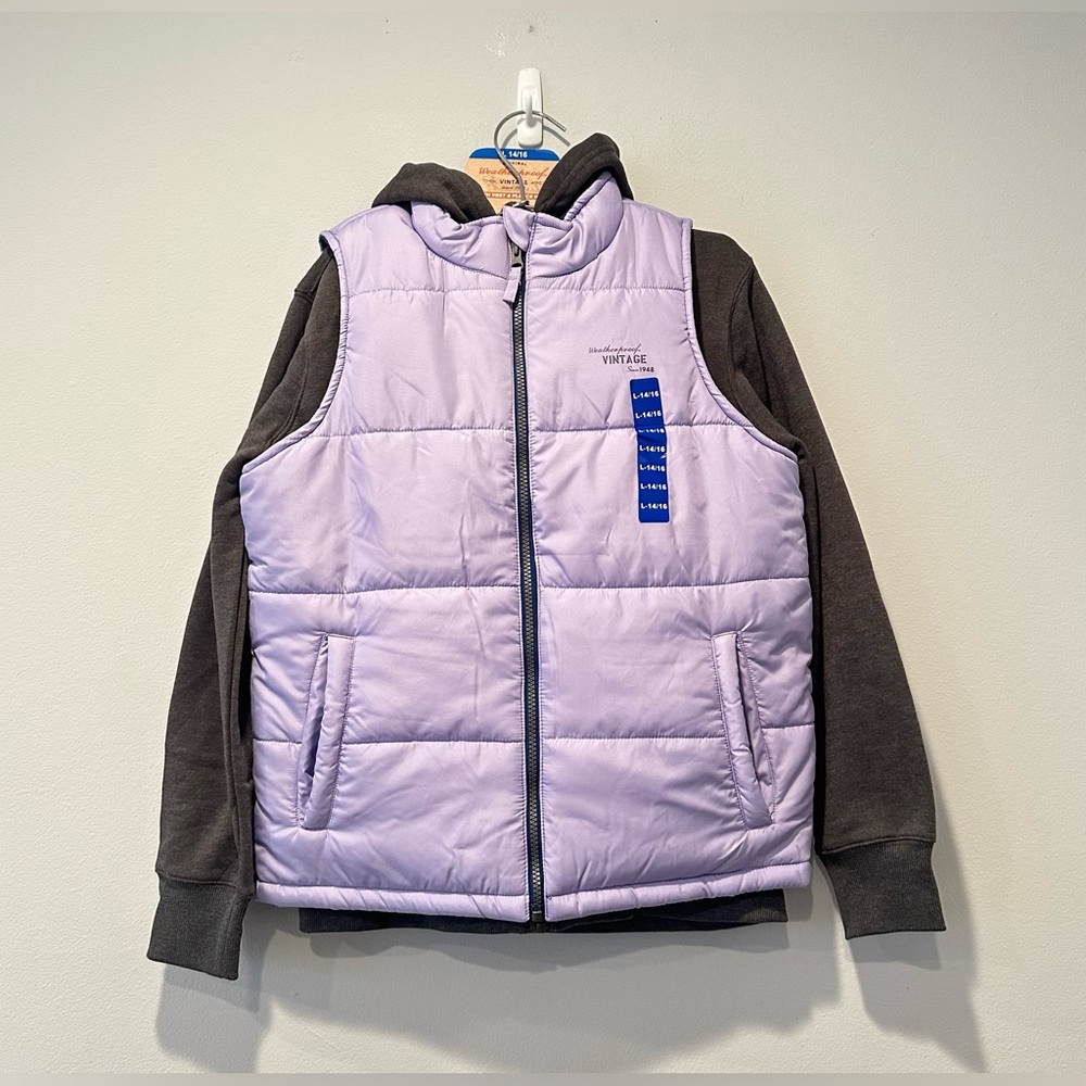 Weatherproof Vintage Youth Hoodie & Vest
Size:XS( 5/6)S (7/8) M (10/12)L (14/16) - Picture 12 of 15